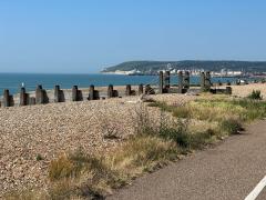 Looking back towards Eastbourne and Beachy Head